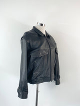 Joloni Black Leather Jacket - L