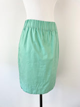 Gorman Turquoise Mini Stretch Skirt - AU8