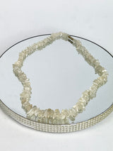 Vintage Crystal Quartz Chip Bead Necklace
