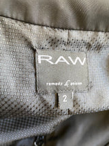 Raw Black Raincoat - AU16