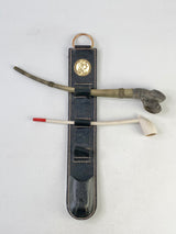 Antique Pipes & Belt with 1760 Coin