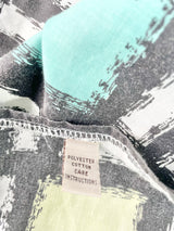 VAG by Victor Grynberg Vintage Pastel Patterned Short Sleeve Shirt - L