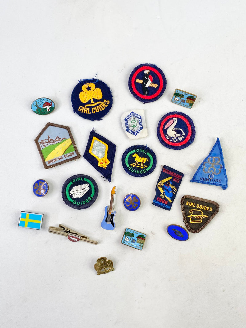 Selection of Girl Scout Patches & Badges
