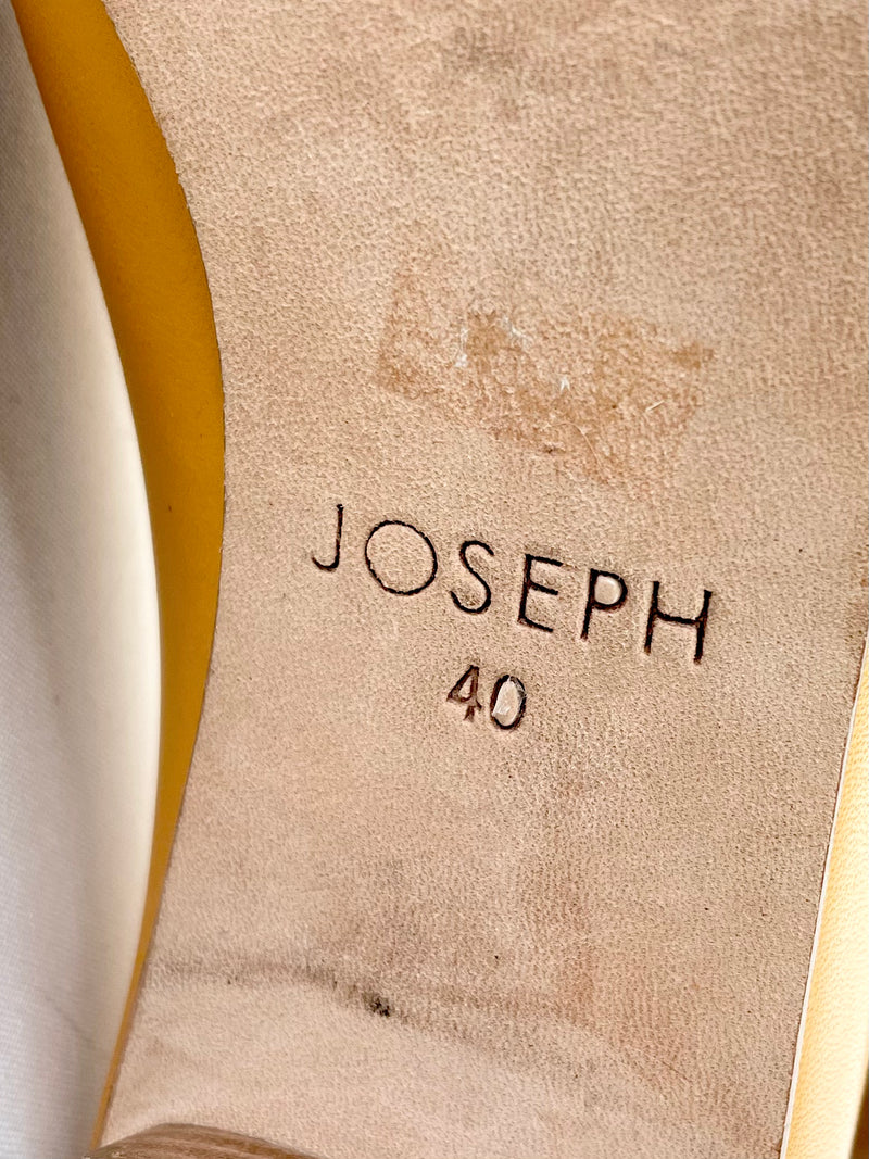 Joseph Mustard Round Toe Heel Pumps - EU40