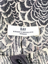 Day Birger et Mikkelsen Grey Silk Patterned Top - AU12