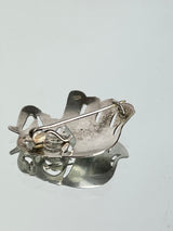 Vintage Sterling Silver Elephant Brooch