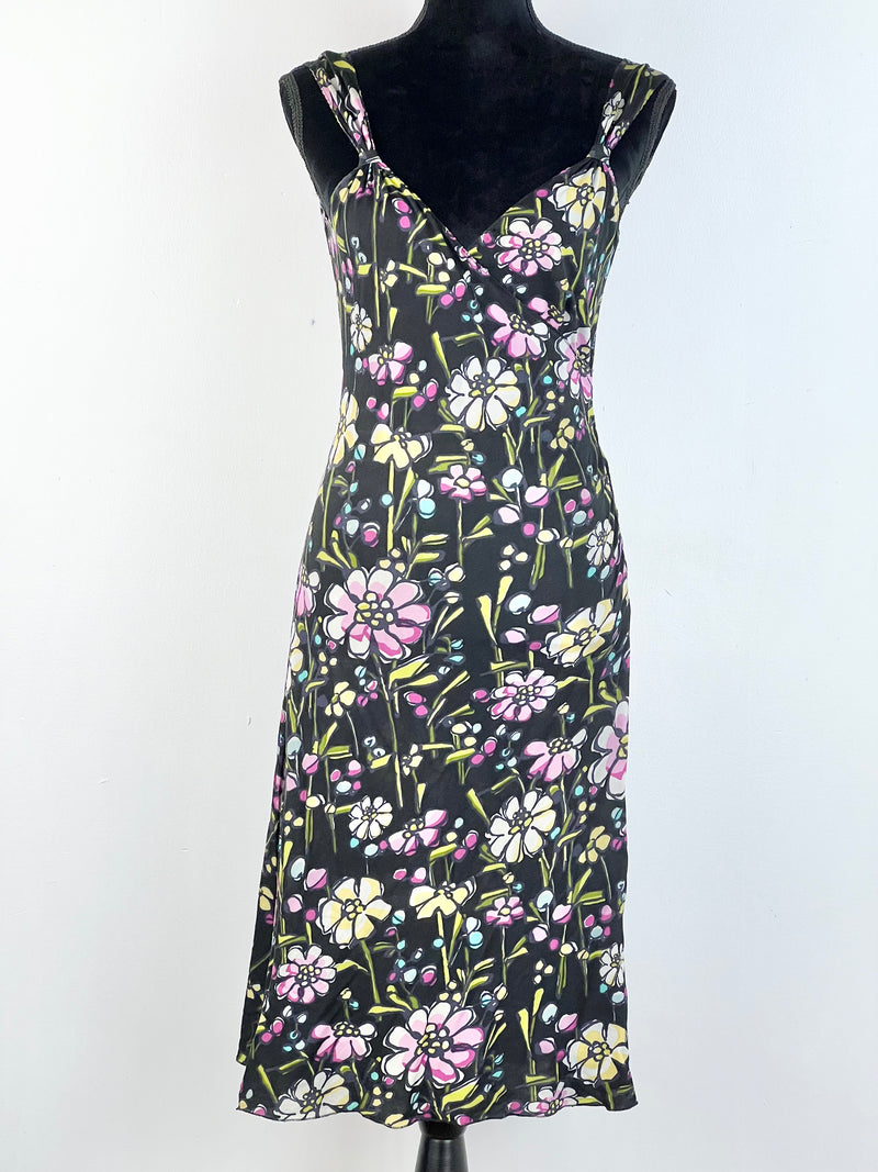 Moschino Cheap & Chic Floral Mesh Dress - AU10-12