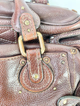 Chloe Chocolate Paddington Brown Leather Shoulder Bag