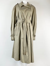 Anthony Squires Beige Belted Trench Coat - M