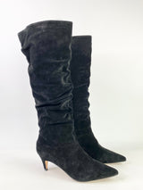Villa Rouge 'Scarlett' Black Knee High Boots NWT - EU39