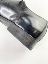 Dolce & Gabbana Black Leather Dress Shoes - EU42