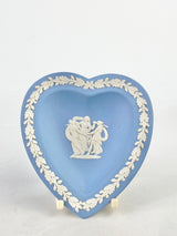 Wedgwood Blue Jasperware Heart Dish