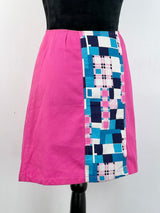 Y2K Spliced A-Line Mini Skirt - AU10