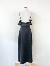 C/Meo Collective Black Frill Dress NWT - AU10