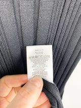 Bec & Bridge Black Long Ribbed Knit Dress - AU 8