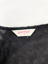 Gorman Black Long Sleeve Zig-Zag Pattern Top - AU8