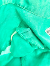 Jordana by Jane Diamond Vintage Emerald Green Shirt - AU8