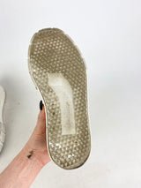 Pierre Hardy White Leather Sneakers - EU37