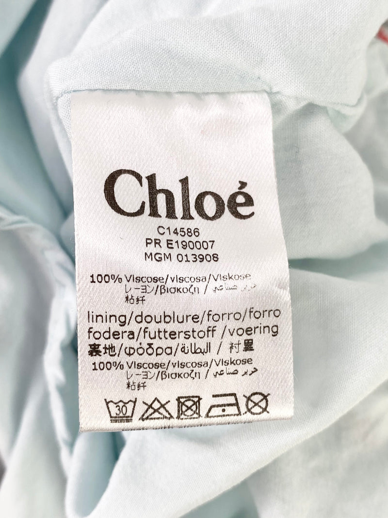 Chloe Pale Blue Microfloral Jumpsuit - AU6