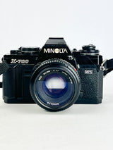 Vintage Minolta X-700 35mm w/ 50mm 1:1.7 lens + case
