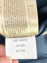 Burberry 'Smithson' Navy Linen & Cotton Blazer - 48R
