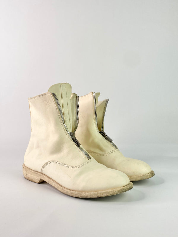 Giudi Cream 310 Ankle Boots - EU37