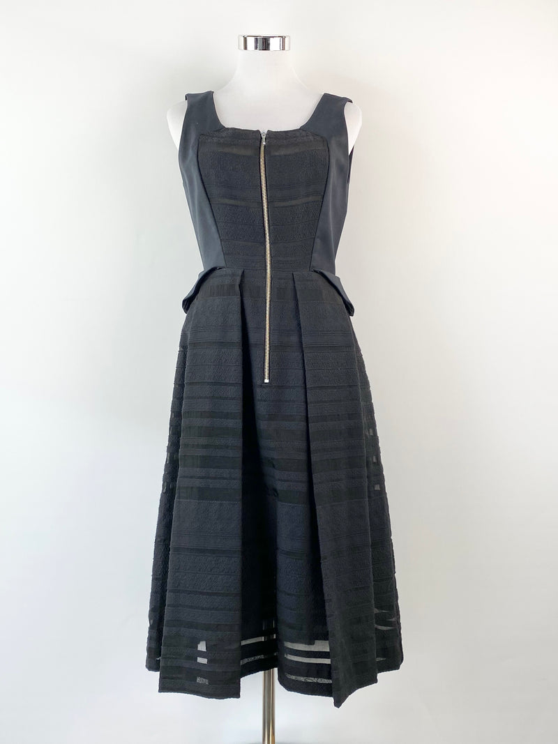 Morrisons Black Layered Lace Dress - AU10
