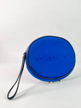 Mimco Electric Blue Oval Wristlet