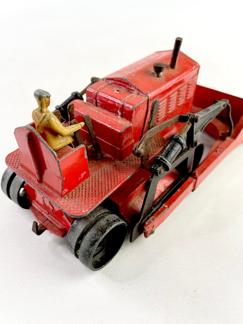 Vintage Dinky Toys Blaw Knox Red Bulldozer