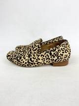 Bared Leopard Print Loafers - EU 37