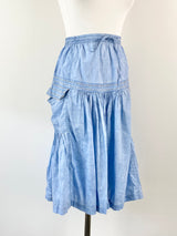 Gorman Blue Cotton Skirt - AU10