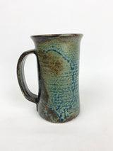 Handcrafted Large Blue Ceramic Elk Mug