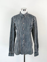 Marimekko Crisp Striped Cotton Shirt - AU8