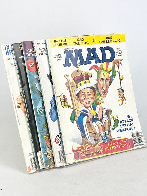 Collection 5 Vintage Australian MAD Magazines #2