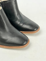 Sol Sana Black Leather Mules - EU40