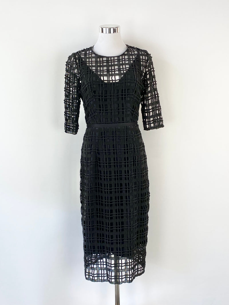 Manning Cartell Black Lace 'Entwine' Dress NWT - AU10