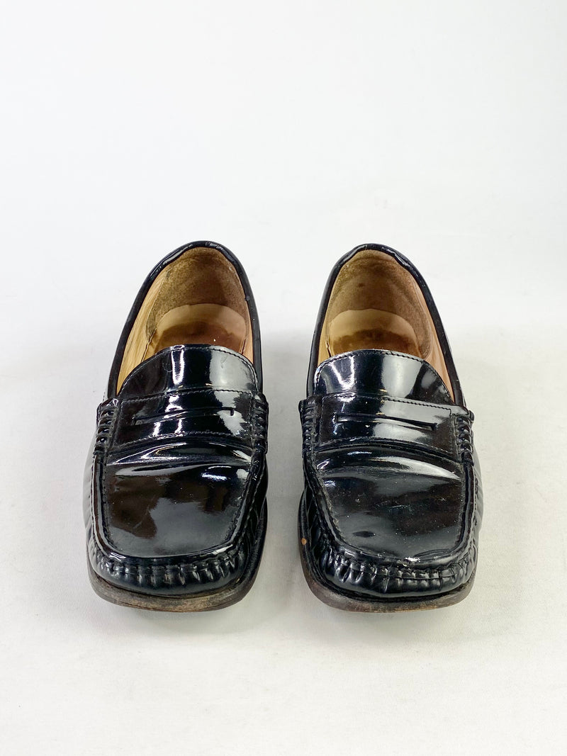 Vintage Bally Patent Leather Loafers - 8US