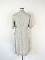 Katie Hosking Soft Grey Tie Dress - AU14/16