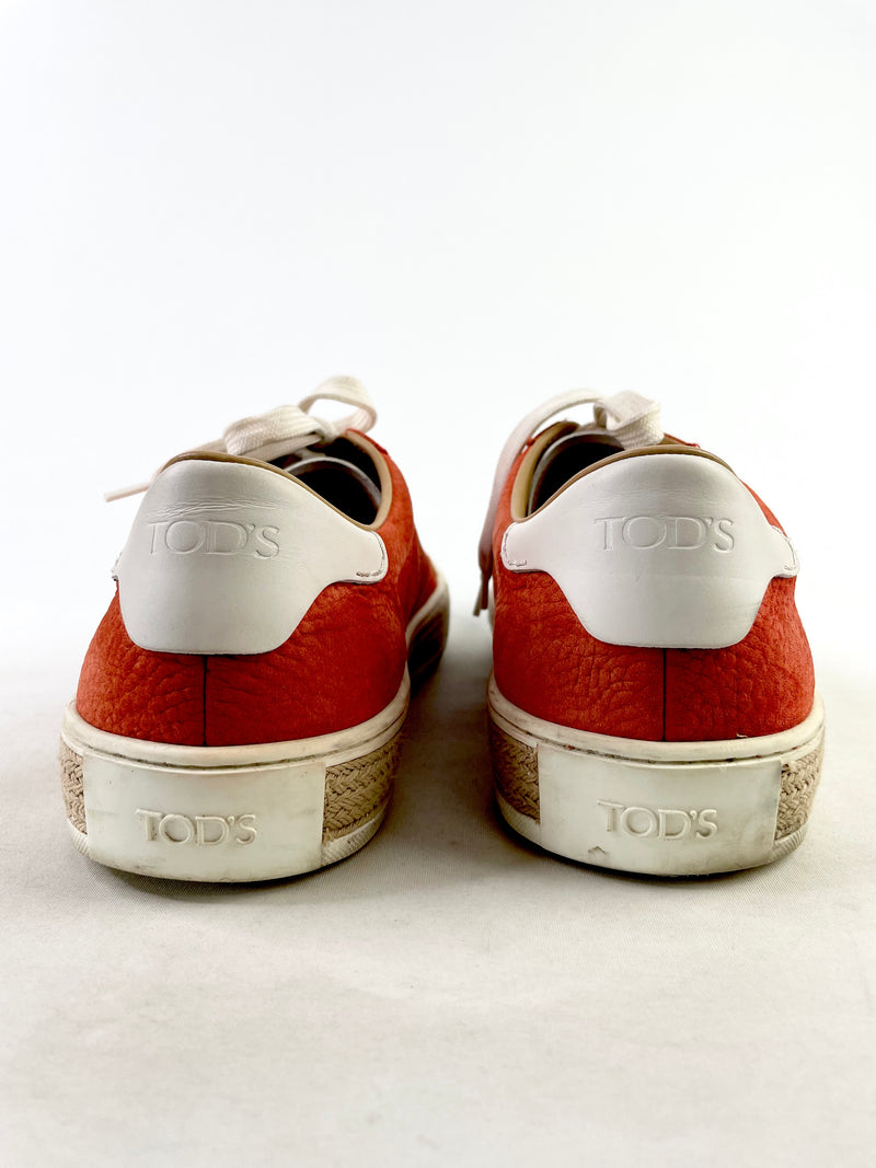 Tod's Burnt Orange Sneakers - EU44