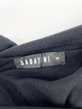 Sabatini Black Wool Houndstooth Dress - AU8/10