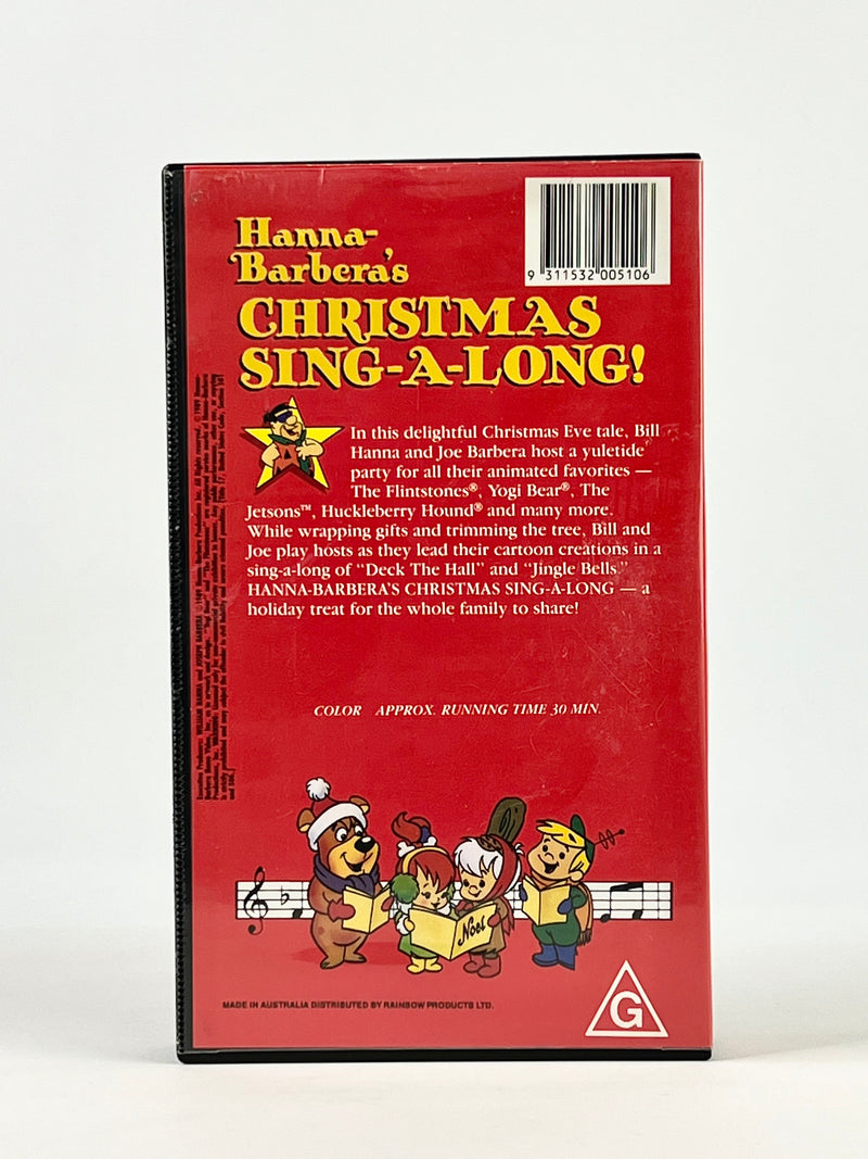 1989 Hanna-Barbera Super Stars Christmas Sing-a-Long VHS