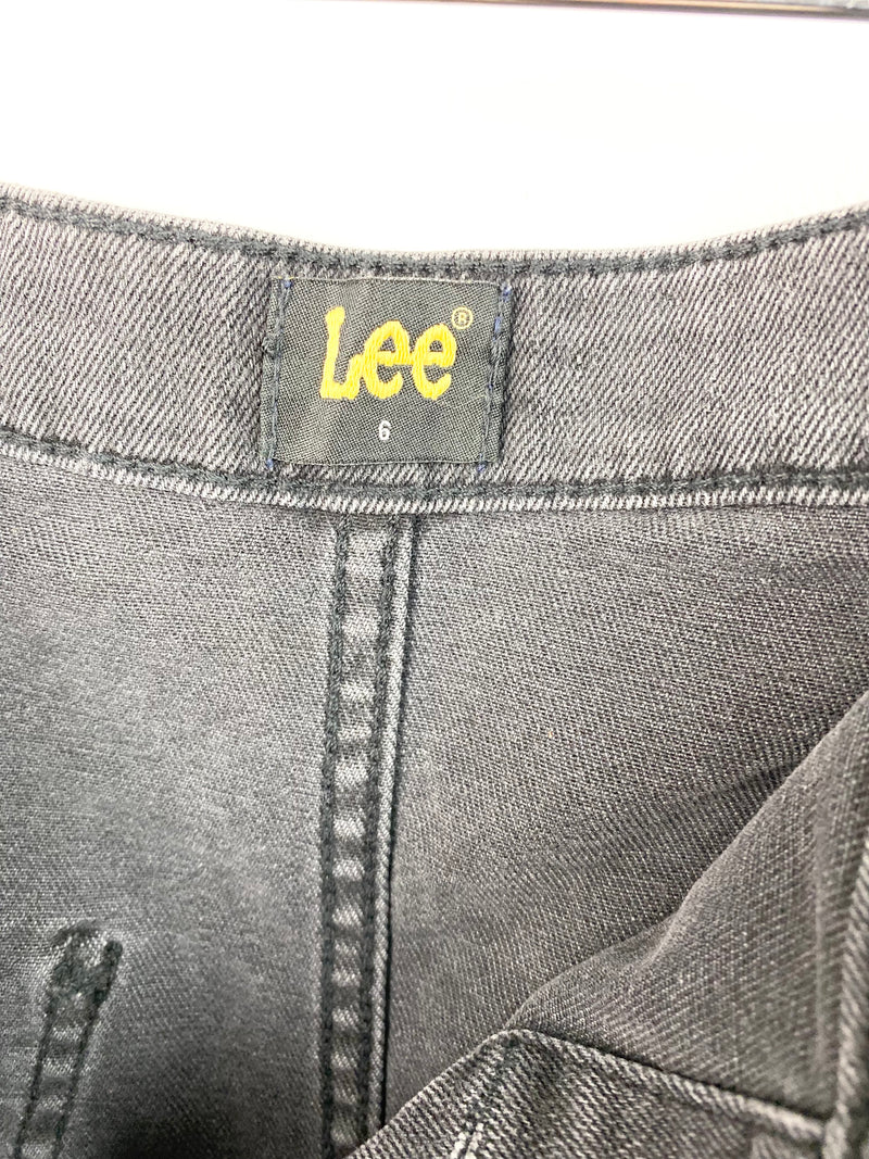 Lee Stone Denim Button Up Mini Skirt - AU 6