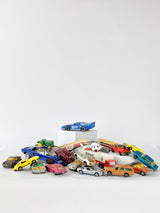 Set of Vintage Diecast Toys Blue Lamborgini Set