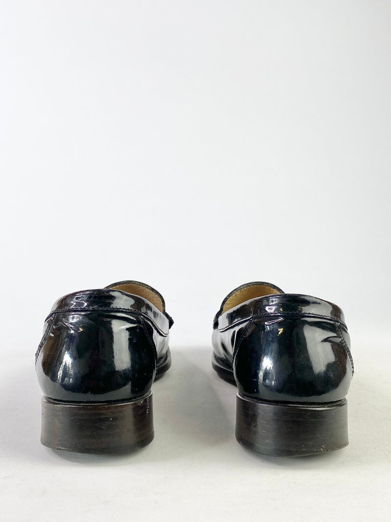 Vintage Bally Patent Leather Loafers - 8US