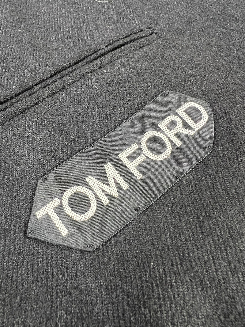 Tom Ford Black Cashmere 'Shelton' Sport Jacket - 54R