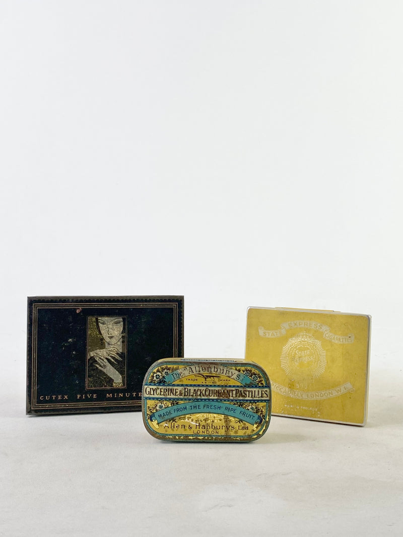 Set of Three Vintage Tins
