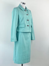 Anna Thomas Light Blue Dress + Jacket Set - AU10