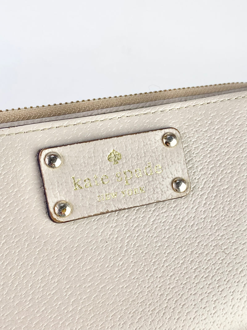 Kate Spade Cement Leather Wallet