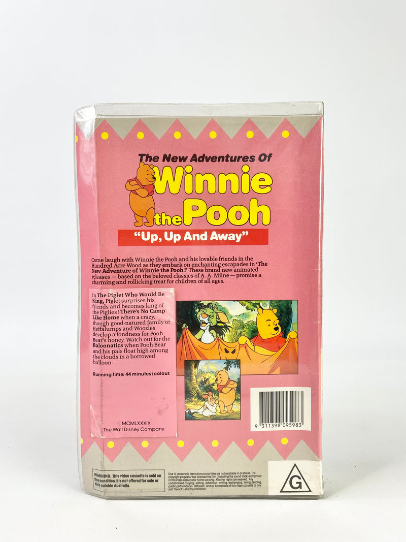 The New Adventure of Winnie the Pooh Up, Up and Away VHS