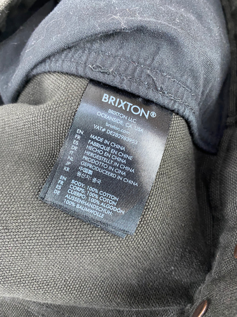 Brixton Black Denim Jacket - Size Large